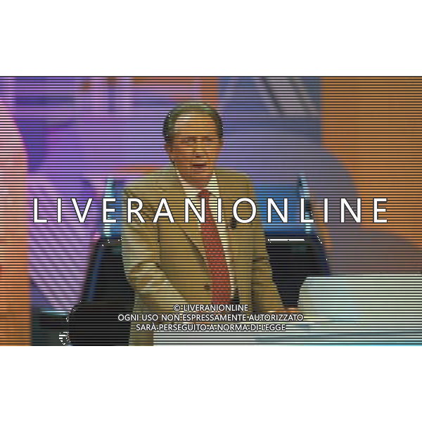 TRASMISSIONE TELEVISIVA\'LA RUOTA DELLA FORTUNA\' NELLA FOTO MIKE BONGIORNO AG ALDO LIVERANI