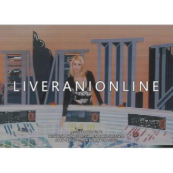 TRASMISSIONE TELEVISIVA\'LA RUOTA DELLA FORTUNA\' NELLA FOTO NANCY COMELLI AG ALDO LIVERANI