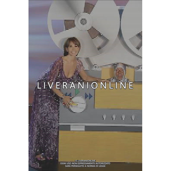 TRASMISSIONE TELEVISIVA\'FANTASIA\' NELLA FOTO: BARBARA D\'URSO E LUCA LAURENTI AG ALDO LIVERANI