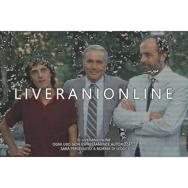 TRASMISSIONE TELEVISIVA \'GIALLO\' NELLA FOTO ENZO TORTORA-DARIO ARGENTO-MANUEL DE SICA AG ALDO LIVERANI