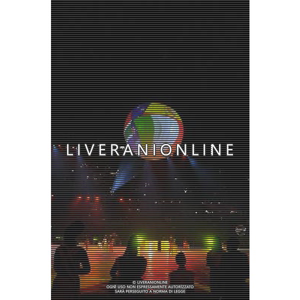 28/GIUGNO/2009 CALCIO SPORT Ellis park Stadium ,Johannesburg, SUD AFRICA fifa confederation cup south africa 2009 FINALE: USA BRASILE nella foto la cerimonia finale ph:AG.ALDO LIVERANI SAS 
