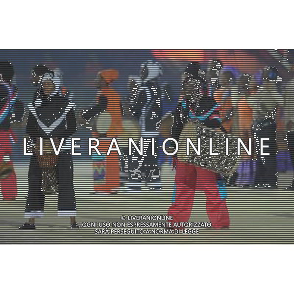 28/GIUGNO/2009 CALCIO SPORT Ellis park Stadium ,Johannesburg, SUD AFRICA fifa confederation cup south africa 2009 FINALE: USA BRASILE nella foto la cerimonia finale ph:AG.ALDO LIVERANI SAS 