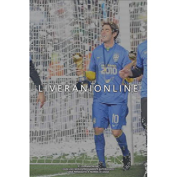28/GIUGNO/2009 CALCIO SPORT Ellis park Stadium ,Johannesburg, SUD AFRICA fifa confederation cup south africa 2009 FINALE: USA BRASILE nella foto l\'esultanza di kaka ricardo ph:AG.ALDO LIVERANI SAS 