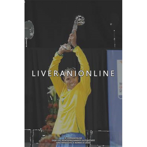 28/GIUGNO/2009 CALCIO SPORT Ellis park Stadium ,Johannesburg, SUD AFRICA fifa confederation cup south africa 2009 FINALE: USA BRASILE nella foto l\'esultanza di luis fabiano ph:AG.ALDO LIVERANI SAS 