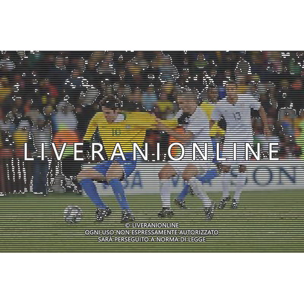 28/GIUGNO/2009 CALCIO SPORT Ellis park Stadium ,Johannesburg, SUD AFRICA fifa confederation cup south africa 2009 FINALE: USA BRASILE nella foto kaka ricardo (brazil )feilhaber benny(usa) ph:AG.ALDO LIVERANI SAS 