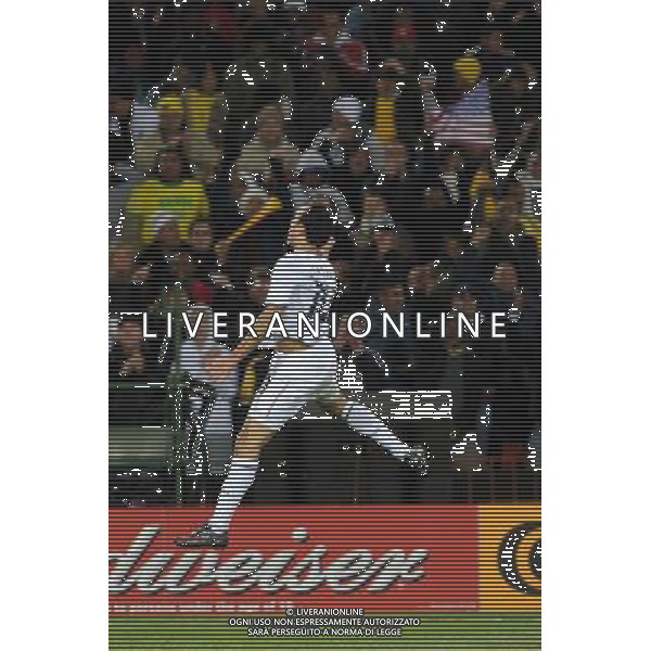28/GIUGNO/2009 CALCIO SPORT Ellis park Stadium ,Johannesburg, SUD AFRICA fifa confederation cup south africa 2009 FINALE: USA BRASILE nella foto l\'esultanza di donovan dopo il gol ph:AG.ALDO LIVERANI SAS 