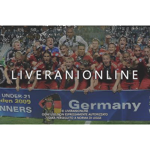 17¡ UEFA European U21 Championship 2007/2009 Finale Malmo - 29.06.2009 Germania-Inghilterra Nella Foto:GERMANIA FESTEGGIA CON LA COPPA /Ph.Vitez-Ag. Aldo Liverani