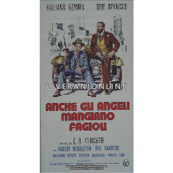 FILM\'ANCHE GLI ANGELI MANGIANO FAGIOLI\' NELLA FOTO LOCANDINA AG ALDO LIVERANI