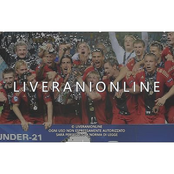 17¡ UEFA European U21 Championship 2007/2009 Finale Malmo - 29.06.2009 Germania-Inghilterra Nella Foto:GERMANIA CON LA COPPA /Ph.Vitez-Ag. Aldo Liverani