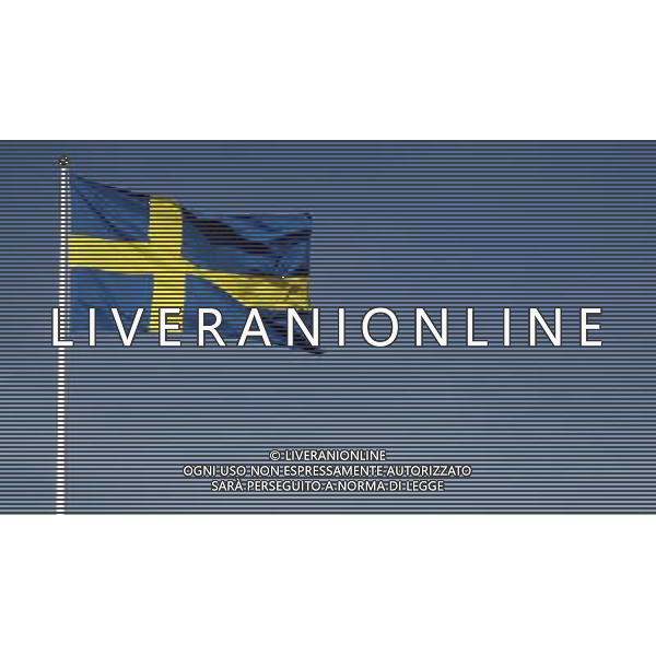 La Citta\' di Helsingborg - Svezia 2009 nella foto la bandiera svedese ©Vitez/Agenzia Aldo Liverani Sas
