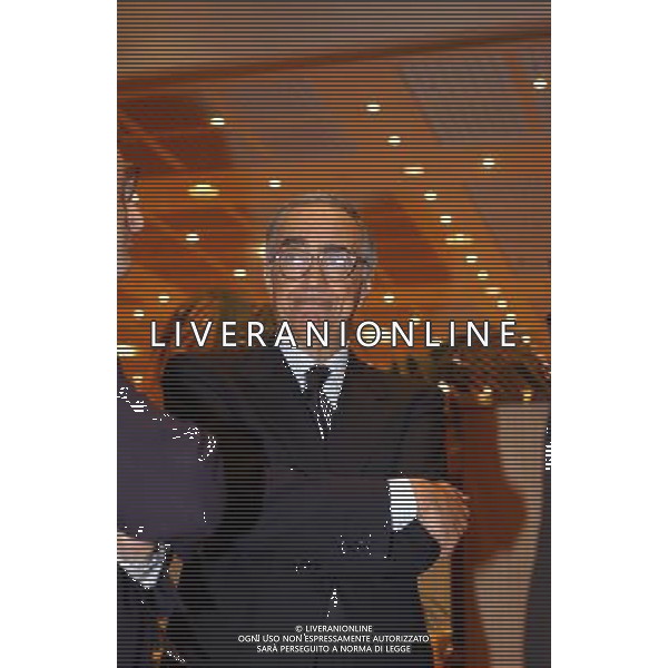 MILANO 1/12/2003 HOTEL MICHELANGELO INCOTRO ARBITRI-CALCIATORI NELLA FOTO FRANCO CARRARO PRESIDENTE F.G.C.I. FOTO MARCO LUZZANI/AG ALDO LIVERANI