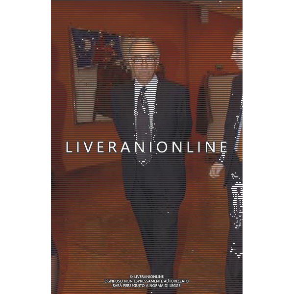MILANO 1/12/2003 HOTEL MICHELANGELO INCOTRO ARBITRI-CALCIATORI NELLA FOTO FRANCO CARRARO PRESIDENTE F.G.C.I. FOTO MARCO LUZZANI/AG ALDO LIVERANI