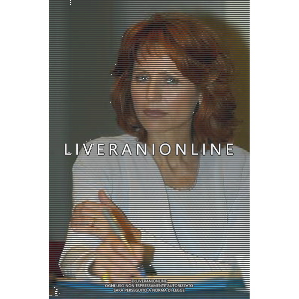 ROMA HOTEL RIPETTA 21/10/2003 Presentazione del libro di Lilli Gruber \'I MIEI GIORNI A BAGHDAD\' NELLA FOTO LILLI GRUBER* AGENZIA ALDO LIVERANI