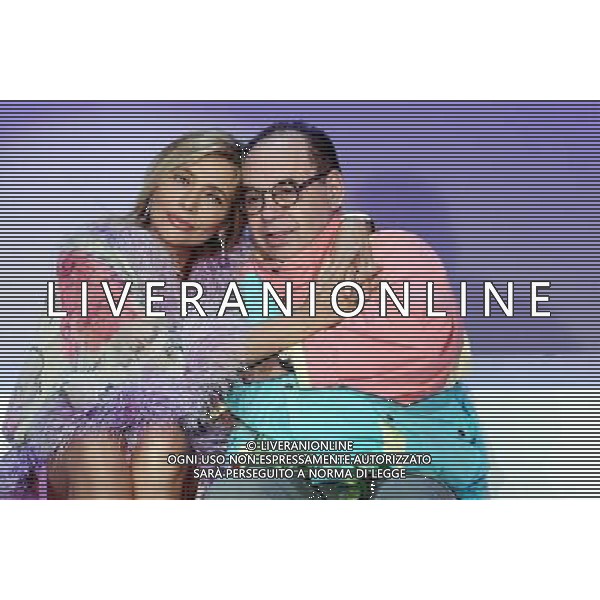 TRASMISSIONE TELEVISIVA\'BUONA DOMENICA\' 2005 NELLA FOTO MARA VENIER-GIANNI BONCOMPAGNI AG ALDO LIVERANI
