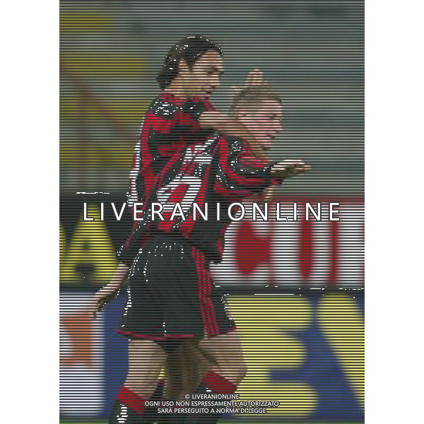 GENOVA 03/12/2003 TIM CUP (coppa italia) SAMPDORIA - MILAN NELLA FOTO : ABATE IGNAZIO* FOTO: FELIPPO VENEZIA / AGENZIA : ALDO LIVERANI
