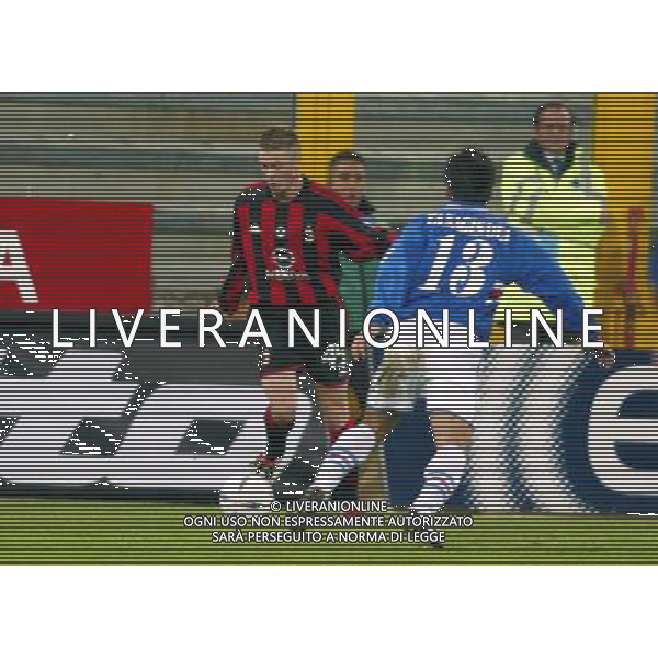GENOVA 03/12/2003 TIM CUP (coppa italia) SAMPDORIA - MILAN NELLA FOTO : ABATE IGNAZIO* FOTO: FELIPPO VENEZIA / AGENZIA : ALDO LIVERANI