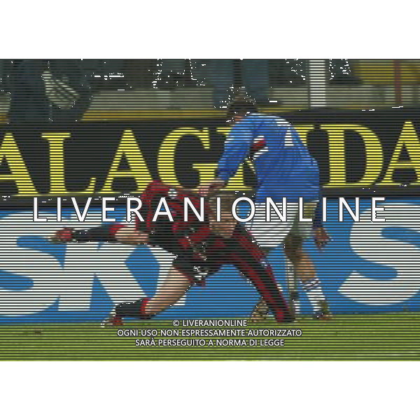 GENOVA 03/12/2003 TIM CUP (coppa italia) SAMPDORIA - MILAN NELLA FOTO : ABATE IGNAZIO* FOTO: FELIPPO VENEZIA / AGENZIA : ALDO LIVERANI