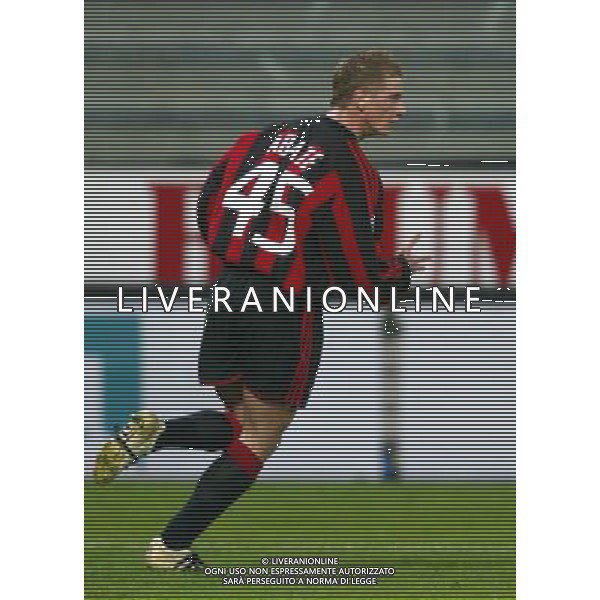 GENOVA 03/12/2003 TIM CUP (coppa italia) SAMPDORIA - MILAN NELLA FOTO : ABATE IGNAZIO* FOTO: FELIPPO VENEZIA / AGENZIA : ALDO LIVERANI