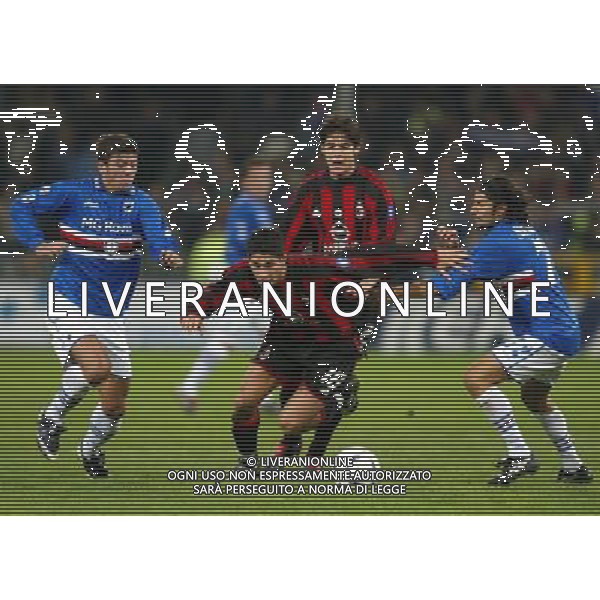 GENOVA 03/12/2003 TIM CUP (coppa italia) SAMPDORIA - MILAN NELLA FOTO :BORRIELLO MARCO * FOTO: FELIPPO VENEZIA / AGENZIA : ALDO LIVERANI