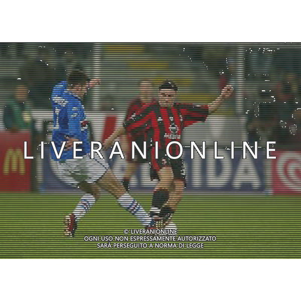 GENOVA 03/12/2003 TIM CUP (coppa italia) SAMPDORIA - MILAN NELLA FOTO :brocchi cristian* FOTO: FELIPPO VENEZIA / AGENZIA : ALDO LIVERANI