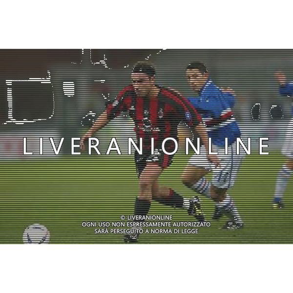 GENOVA 03/12/2003 TIM CUP (coppa italia) SAMPDORIA - MILAN NELLA FOTO :brocchi cristian* FOTO: FELIPPO VENEZIA / AGENZIA : ALDO LIVERANI