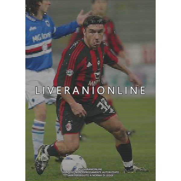 GENOVA 03/12/2003 TIM CUP (coppa italia) SAMPDORIA - MILAN NELLA FOTO :brocchi cristian* FOTO: FELIPPO VENEZIA / AGENZIA : ALDO LIVERANI