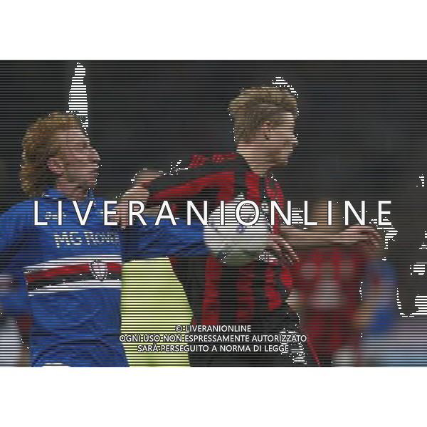 GENOVA 03/12/2003 TIM CUP (coppa italia) SAMPDORIA - MILAN NELLA FOTO :conte mirko * FOTO: FELIPPO VENEZIA / AGENZIA : ALDO LIVERANI