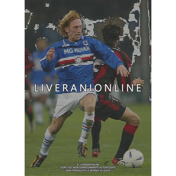 GENOVA 03/12/2003 TIM CUP (coppa italia) SAMPDORIA - MILAN NELLA FOTO :conte mirko * FOTO: FELIPPO VENEZIA / AGENZIA : ALDO LIVERANI