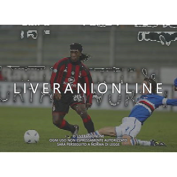 GENOVA 03/12/2003 TIM CUP (coppa italia) SAMPDORIA - MILAN NELLA FOTO :seedorf clarence* FOTO: FELIPPO VENEZIA / AGENZIA : ALDO LIVERANI
