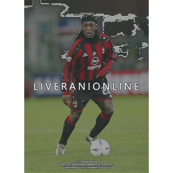 GENOVA 03/12/2003 TIM CUP (coppa italia) SAMPDORIA - MILAN NELLA FOTO :seedorf clarence* FOTO: FELIPPO VENEZIA / AGENZIA : ALDO LIVERANI