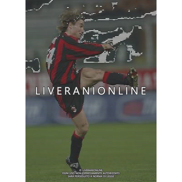 GENOVA 03/12/2003 TIM CUP (coppa italia) SAMPDORIA - MILAN NELLA FOTO :simic dario* FOTO: FELIPPO VENEZIA / AGENZIA : ALDO LIVERANI