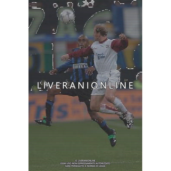 Inter - Reggina Coppa Italia Tim Cup 04/12/2003 nella foto Luciano e Falsini* foto Marco Luzzani/Agenzia Aldo liverani