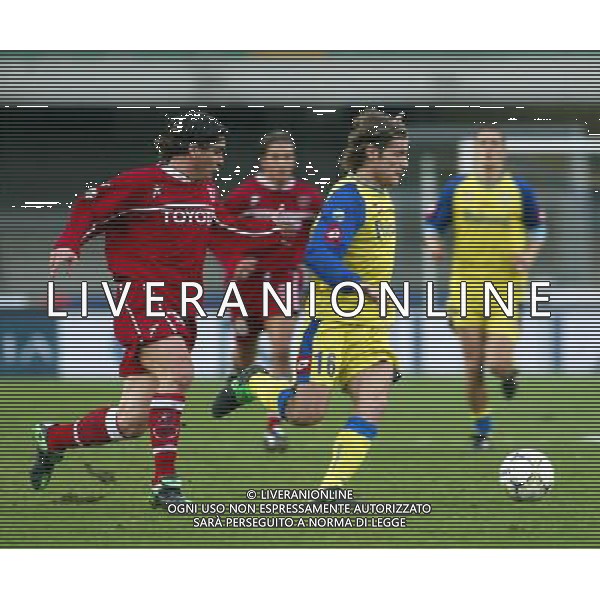 VERONA 04/12/2003 CHIEVO-PERUGIA NELLA FOTO:DE FRANCESCHI IVONE E LOUMPOUTIS KOSTANTINOS* FOTO PAOLA GARBUIO/ALDO LIVERANI s.a.s