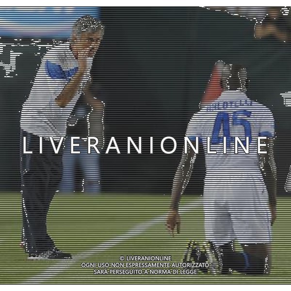 World Football Challange Tournament Pasadena-Rose Bowl Stadium (CA) - 21.07.2009 Chelsea-Inter Nella Foto:JOSE\' MOURINHO DA INDICAZIONI A MARIO BALOTELLI /Ph.Vitez-Ag. Aldo Liverani