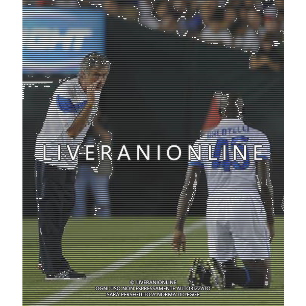 World Football Challange Tournament Pasadena-Rose Bowl Stadium (CA) - 21.07.2009 Chelsea-Inter Nella Foto:MOURINHO JOSE\'-BALOTELLI MARIO /Ph.Vitez-Ag. Aldo Liverani