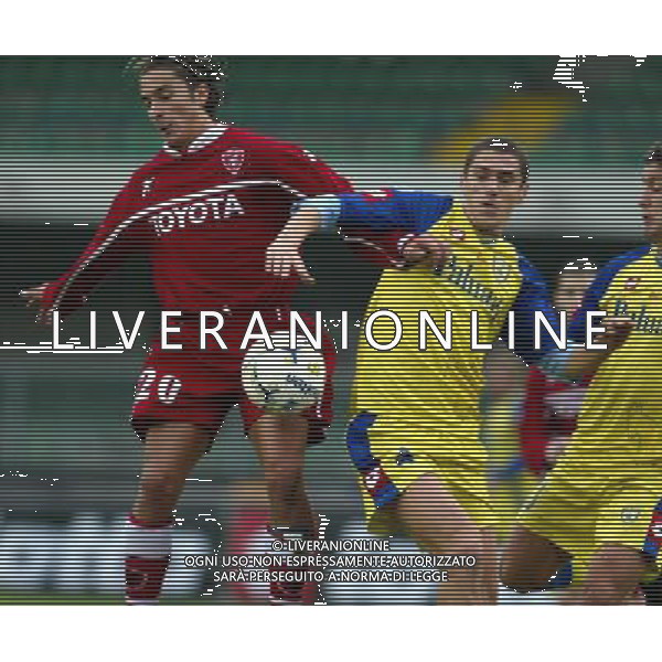 VERONA 04/12/2003 CHIEVO-PERUGIA NELLA FOTO:MORRONE STEFANO E DI LORETO MARCO* FOTO PAOLA GARBUIO/ALDO LIVERANI s.a.s
