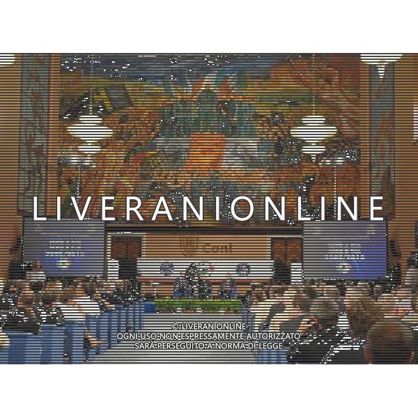 Roma - Salone d\'onore - 29/07/2009 - Sorteggio Calendari Serie A e B 2009/2010 - nella foto: sala dei calendari ph. Corradetti / ag. Aldo LIVERANI