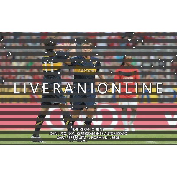 Audi Cup 2009 Monaco di Baviera - 29.07.2009 Boca Juniors-Manchester United Nella Foto: l\'esultanza di INSUA /Ph.Vitez-Ag. Aldo Liverani sas