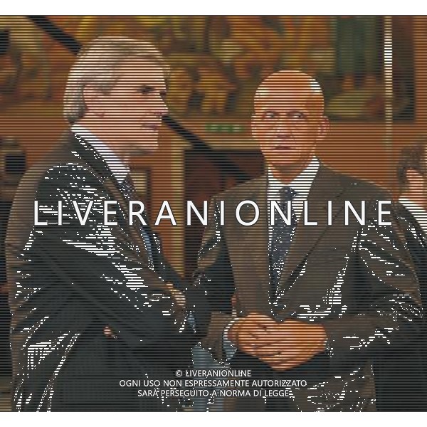 Roma - Salone d\'onore - 29/07/2009 - Sorteggio Calendari Serie A e B 2009/2010 - nella foto: Pierluigi COLLINA e Marcello NICCHI ph. Corradetti / ag. Aldo LIVERANI