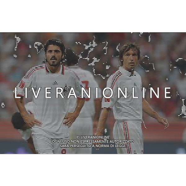 Audi Cup 2009 Monaco di Baviera - 29.07.2009 Bayern Monaco-Milan Nella Foto:GATTUSO-PIRLO /Ph.Vitez-Ag. Aldo Liverani