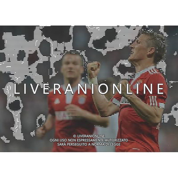 Audi Cup 2009 Monaco di Baviera - 29.07.2009 Bayern Monaco-Milan Nella Foto:SCHWEISTEIGER ESULTA /Ph.Vitez-Ag. Aldo Liverani