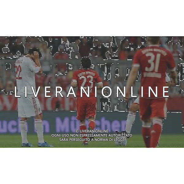 Audi Cup 2009 Monaco di Baviera - 29.07.2009 Bayern Monaco-Milan Nella Foto:DELUSIONE BORRIELLO AL GOL DI SCHWEISTEIGER /Ph.Vitez-Ag. Aldo Liverani