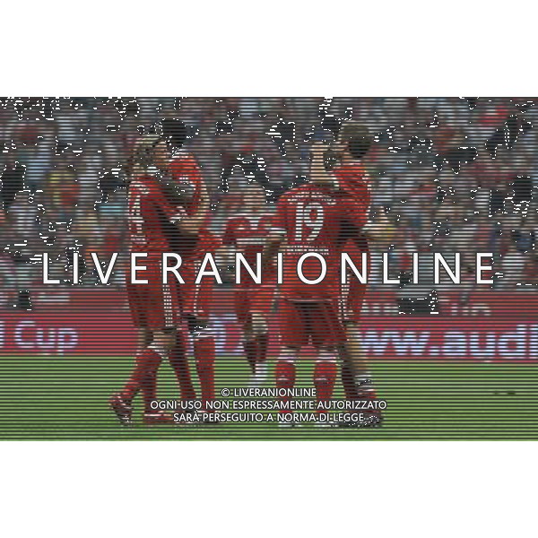 Audi Cup 2009 Monaco di Baviera - 29.07.2009 Bayern Monaco-Milan Nella Foto:ESULTANZA BAYERN PER IL SECONDO GOL DI MULLER /Ph.Vitez-Ag. Aldo Liverani