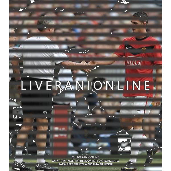 Audi Cup 2009 Monaco di Baviera - 29.07.2009 Boca Juniors-Manchester United Nella Foto:MACHEDA FEDERICO-FERGUSON SIR ALEX /Ph.Vitez-Ag. Aldo Liverani