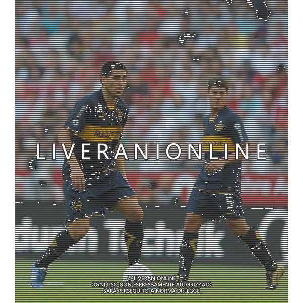 Audi Cup 2009 Monaco di Baviera - 29.07.2009 Boca Juniors-Manchester United Nella Foto:RIQUELME-BATTAGLIA /Ph.Vitez-Ag. Aldo Liverani