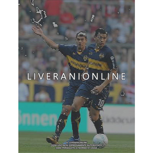 Audi Cup 2009 Monaco di Baviera - 29.07.2009 Boca Juniors-Manchester United Nella Foto:RIQUELME-BATTAGLIA /Ph.Vitez-Ag. Aldo Liverani