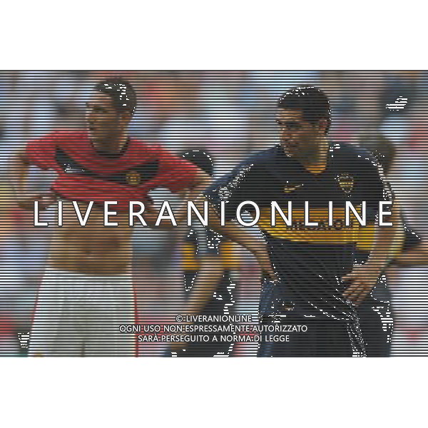 Audi Cup 2009 Monaco di Baviera - 29.07.2009 Boca Juniors-Manchester United Nella Foto:RIQUELME /Ph.Vitez-Ag. Aldo Liverani