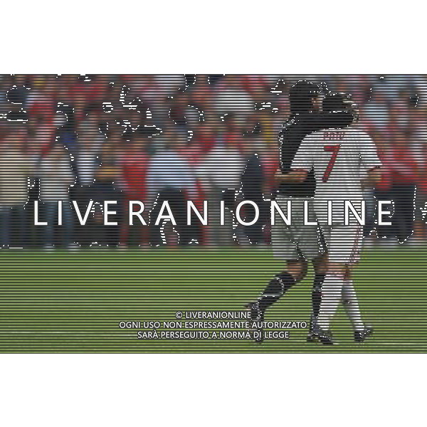 Audi Cup 2009 Finale 3¡-4¡ Posto Monaco di Baviera - 30.07.2009 Milan-Boca Juniors Nella Foto:ABBONDANZIERI CONSOLA PATO /Ph.Vitez-Ag. Aldo Liverani