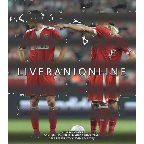 Audi Cup 2009 Finale 1¡-2¡ Posto Monaco di Baviera - 30.07.2009 Manchester United-Bayern Monaco Nella Foto:SCHWEISTAIGER-VAN BOMMEL /Ph.Vitez-Ag. Aldo Liverani