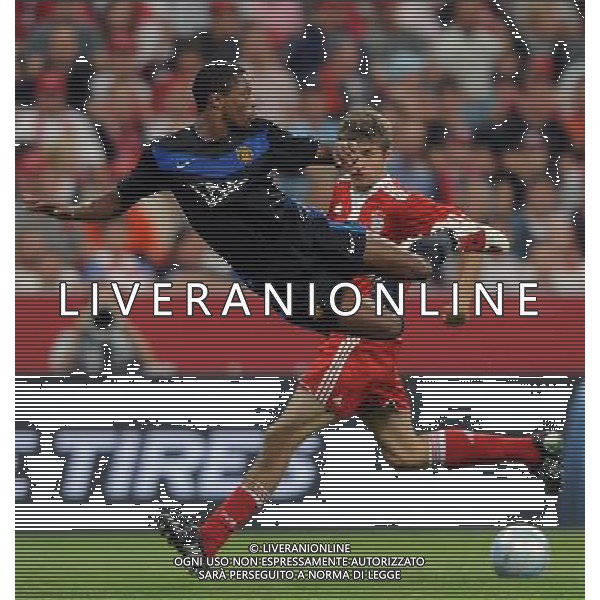 Audi Cup 2009 Finale 1¡-2¡ Posto Monaco di Baviera - 30.07.2009 Manchester United-Bayern Monaco Nella Foto:ANTICIPO DI EVRA /Ph.Vitez-Ag. Aldo Liverani